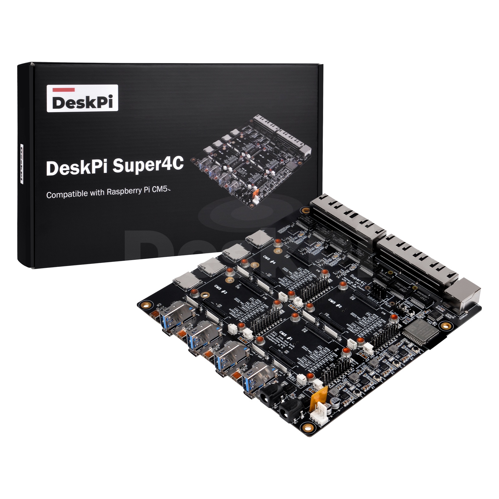 Carte Mini-ITX DeskPi Super4C  - Orange Pi 5 Plus 32Gb avis et prix