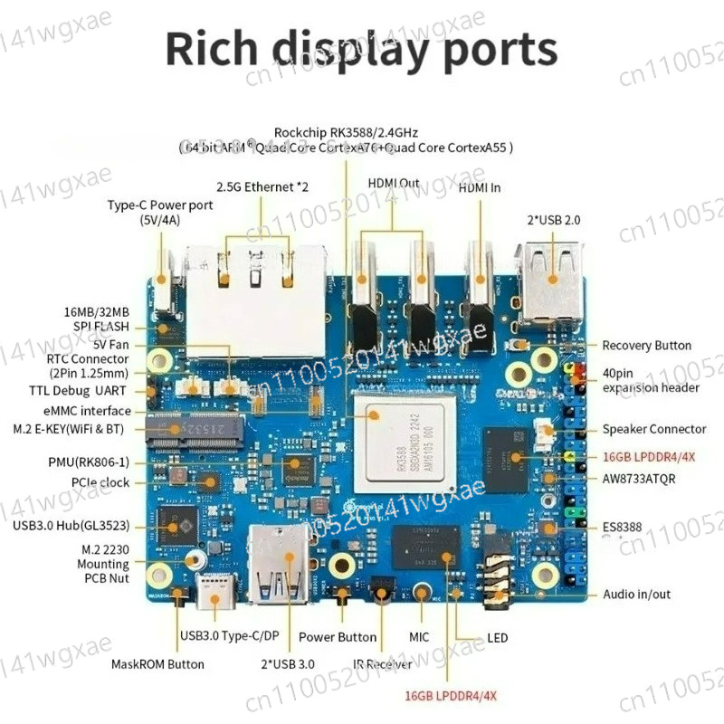 Orange Pi 5 Plus 32 Go de RAM - Orange Pi 5 Plus 32Gb avis et prix