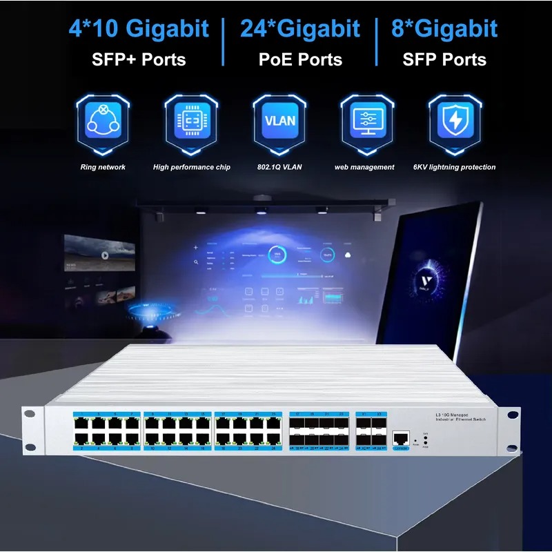 Switch industriel PoE 24 ports - Turing Pi 2 avis et prix